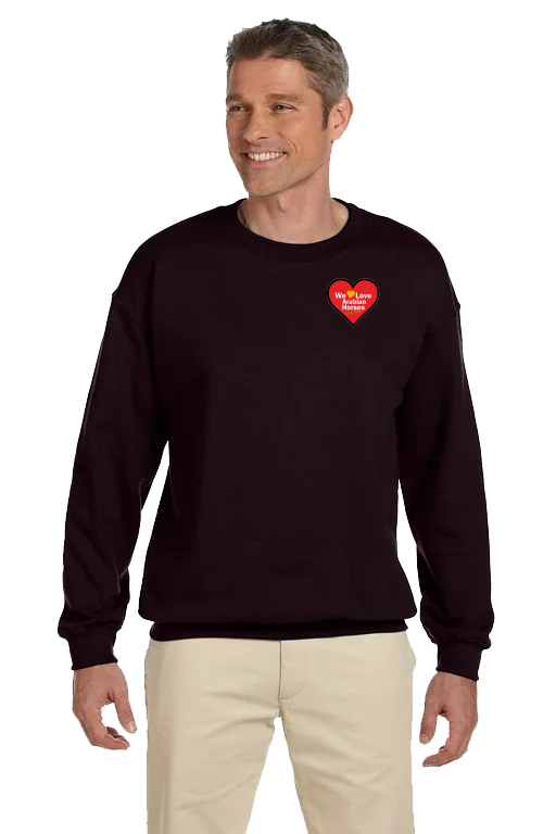 We Love Arabian Horses Crewneck Sweatshirt