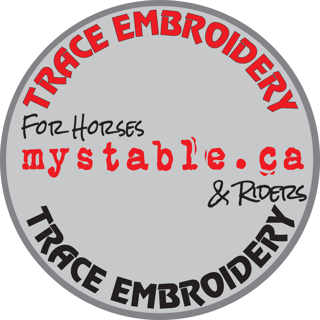 Trace Embroidery / My Stable.ca